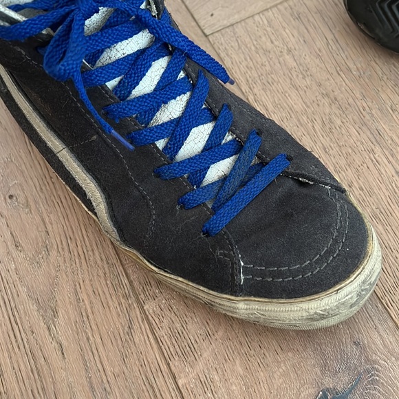 Golden Goose Slide 44 11 Navy Suede - Picture 3 of 5